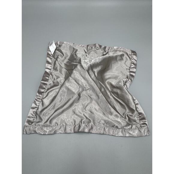 Pro Goleem Gray Elephant Lovey Plush Baby Security Blanket W/ Minky Dots - Picture 4 of 6